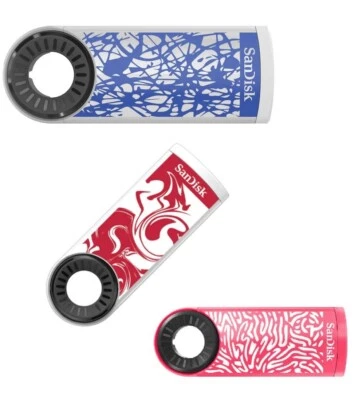 Sandisk cruzer dial usb memory stick flash drive pendrive backup PC/Mac/TV 64gb