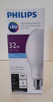Phillips HID Replacement LED 577593 5000 Lumens 32w 120-277 Volts