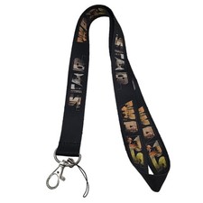 Star Wars Lanyard - Pictures Inside Words ID Badge Holder Keychain Black Maul