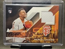 2024 Topps Series 2 Baseball Marco Luciano RC City Connect Game Used Mem Giants