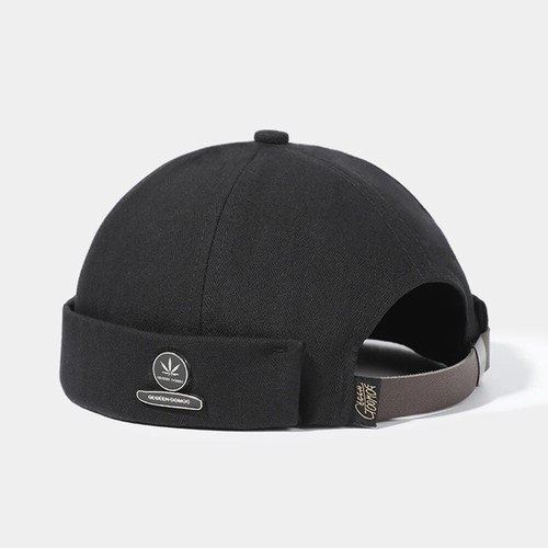 Mode Männer Brimless Caps Hut Retro Maple Leaf Icon Melone Beanie Hüte Outdoor - Bild 15 von 25