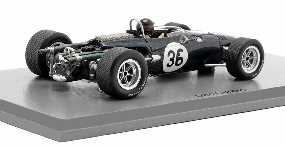 Spark S2399 Eagle T1G Weslake #36 Ganador GP de Bélgica 1967 - Dan Gurney escala 1/43 Foto 2 de 4