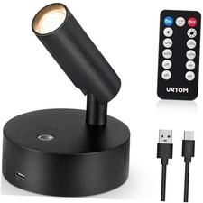 Indoor Spot Lights with Remote Rechargeable Picture Light Battery - 1 Pack