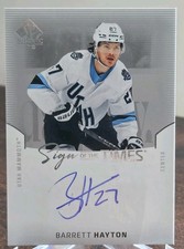 2025-26 SP Authentic Barrett Hayton SOTT-BH Sign of the Times Auto