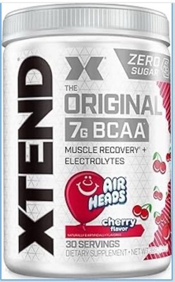  XTEND The Original 7G BCAA Cherry Flavor 30 Servings 399 G (14 Oz) BB: 7/2026