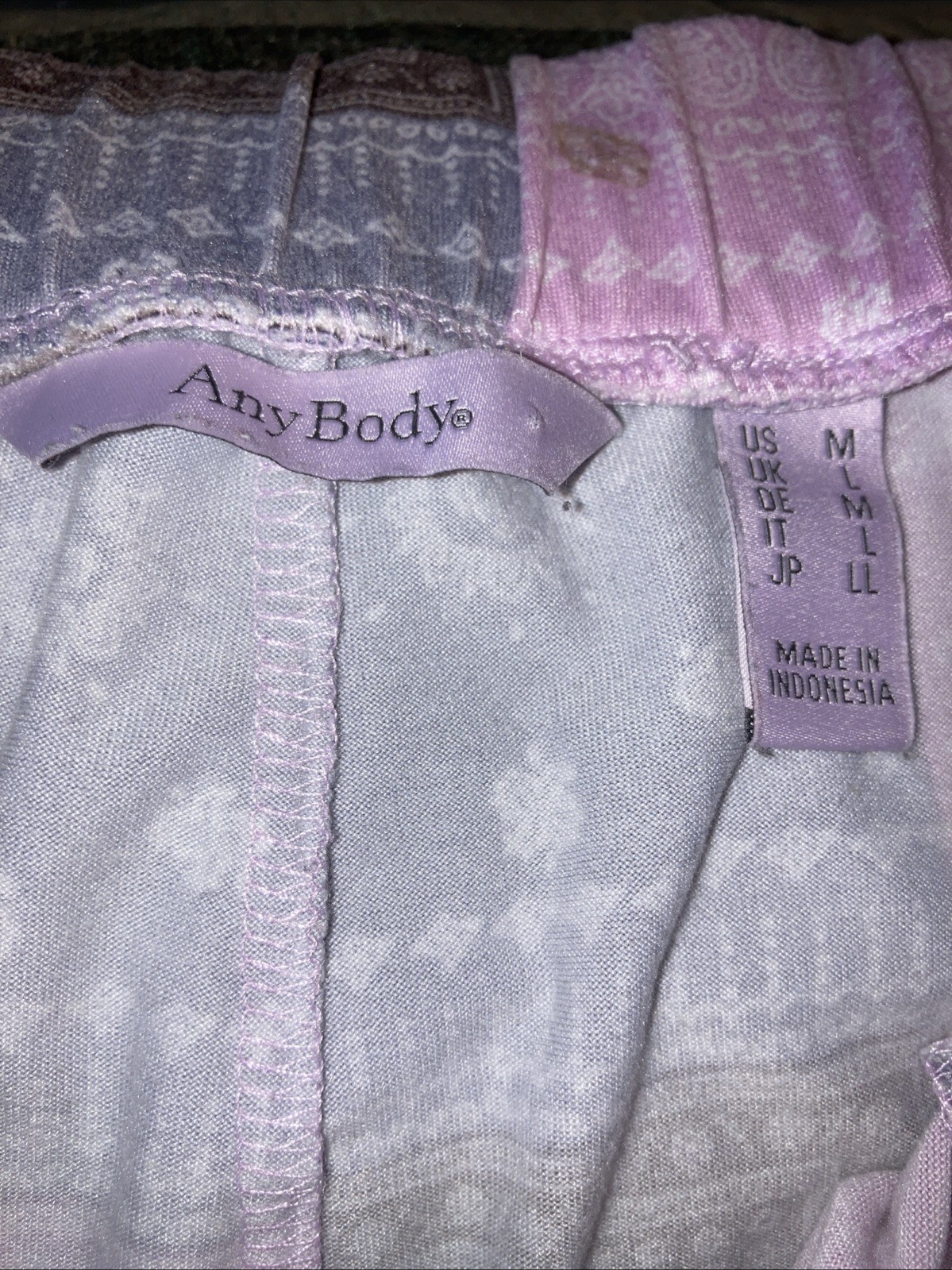 Women’s Any Body Patchwork Print Pattern Jogger P… - image 3