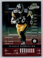 2001 Playoff Absolute Memorabilia Football #75 Plaxico Burress - Steelers