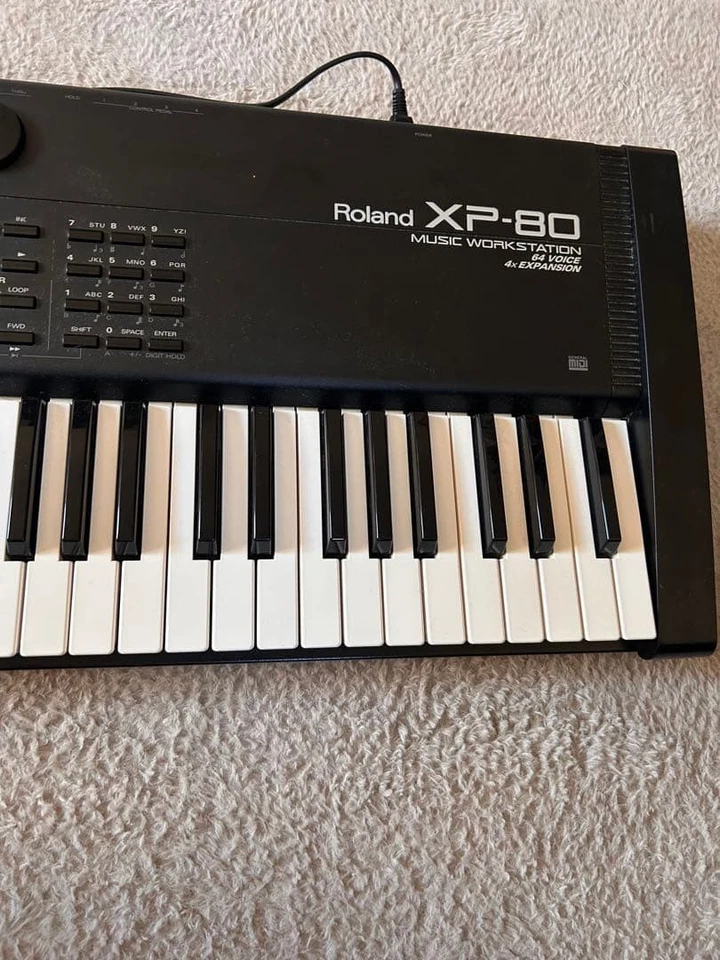 Roland XP-80 76-Key Music Workstation Synth Tested Working Japan - Image 4 of 4