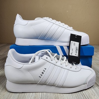Adidas Originals Samoa Sneaker Triple White Mens Size 12 New