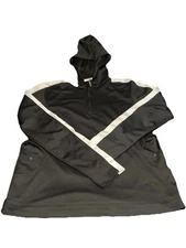 Callaway Mens Light 1/4 Zip Pullover Hoodie Black & White  Style Code CW25319