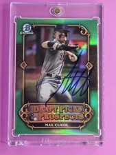 2023 Bowman Draft Picks & Prospects Green Ref. MAX Clark , 40 of 99  AUTO Invest