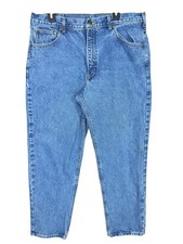 Carhartt B17 DST Relaxed Fit Jeans Mens 38x30 Blue Good Denim Workwear Pants
