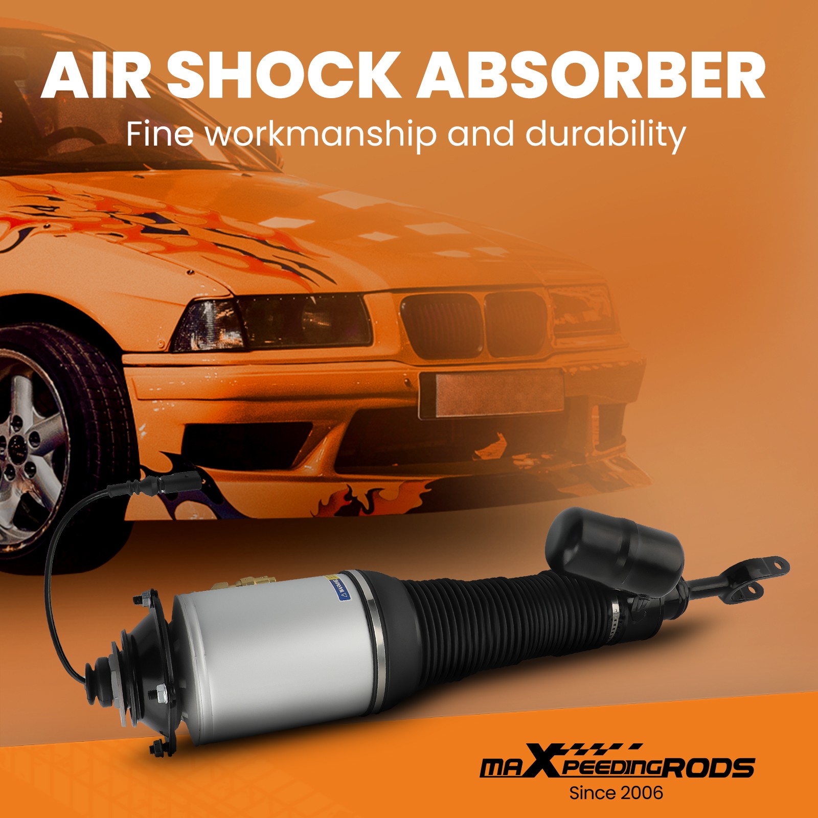 Front Left & Right Air Shock Strut For Bentley Continental Flying Spur 3D7616040