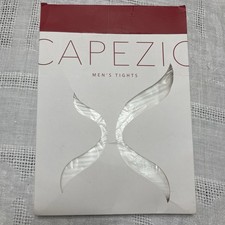 Capezio White Mens Footed Tight MT11 Size Small ballet dance costume tights