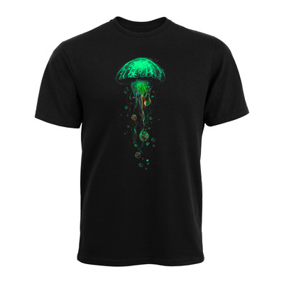 Qualle süß Tier Herren T-Shirt Baumwolle