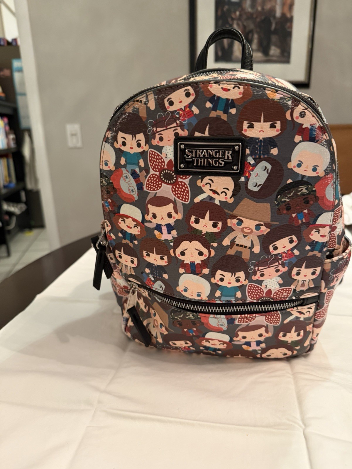 POPULAR STRANGER THINGS MINI BACKPACK WITH BLACK … - image 1