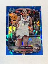 Sarah Strong, UCONN Huskies, 2025 Bowman 1st Sapphire, Card#BCP-80