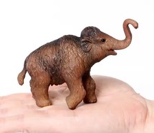Baby Woolly Mammoth Animal Figure Toy PVC Wildlife Small Figurine Birthday Gifts