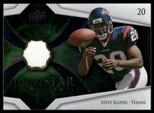 2008 Upper Deck Icons #FSM26 Steve Slaton Future Stars Materials