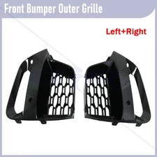 2PCS Front Fog Light Frame Cover Grille Trim For BMW 18-21 X3 G01 19-20 X4 G02