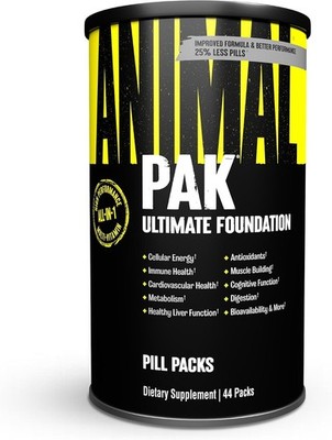 Animal Pak - Convenient Multivitamin for Men & Women Daily All-in-One 44 Count