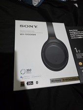 Sony WH-1000XM4 Wireless Bluetooth Noise Cancelling Over-Ear Headphones Black