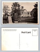 Staten Island, NY-New York, Moravian Church Cemetery Chapel Vintage Postcard