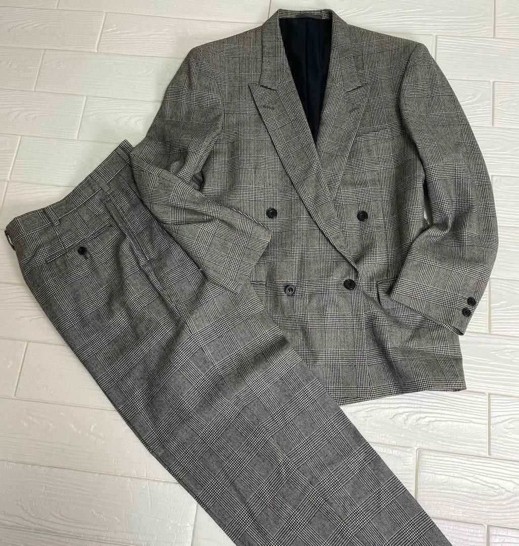 Men's Houndstooth Pattern Double Suit Setup - image 1