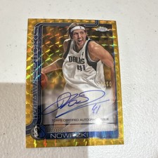 Dirk Nowitzki Autographs Cards and Photos for Panini 15