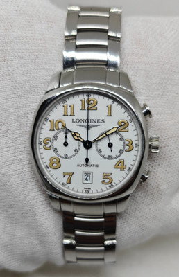 Longines Spirit White, Automatik Chronograph - L2.705.4
