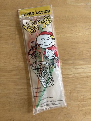 Vintage Wacky Straws - Pack Of 2 - Super Action -s