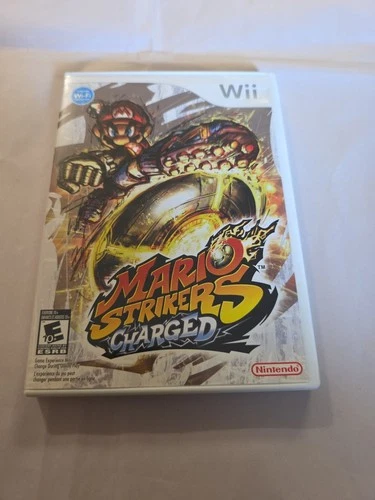 Mario Strikers Charged (Nintendo Wii) Complete in Box CIB Manual Excellent Condi