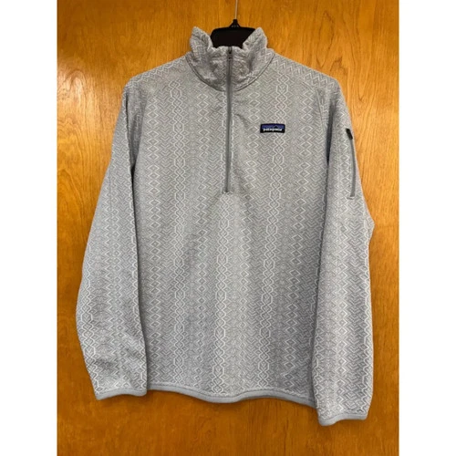Patagonia Lightweight 1/2 Zip Pullover Fleece Jacket Women's Size Large Gray