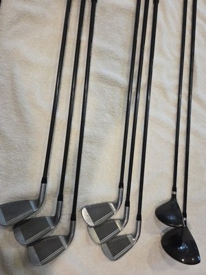 8) Spalding TOUR IMPACT TITANIUM Oversize Irons Graphite RH D,5W