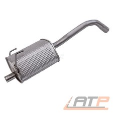 ENDSCHALLDÄMPFER SCHALLDÄMPFER FÜR FIAT 500 1.2 +LPG BJ 07-12