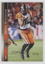 2021 Upper Deck CFL Gold 28/50 Bryan Burnham #2 af9