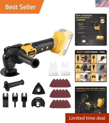 Portable Brushless Oscillating Tool with Quick-Changing System - 6 Speed Options