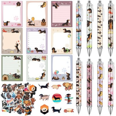 Fuyoooo Dachshund Gifts Set for Women Include Weiner Dog Ballpoint Pens Stick...