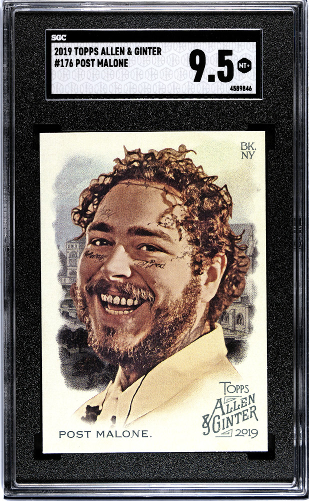 2019 Topps Allen & Ginter Post Malone #176 SGC 9.5
