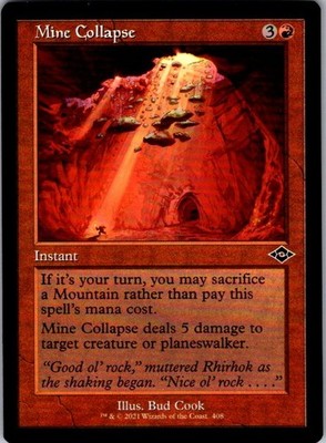 Magic Mine Collapse (Retro Frame) MH2 408 NM