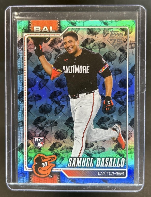 2026 Topps Samuel Basallo RC Holiday Umbrellas Rookie #10/10 Orioles