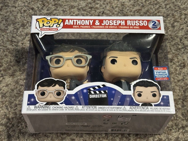Funko Pop! Anthony & Joseph Russo 2-Pack ~ Funkon 1/2000 Exclusive