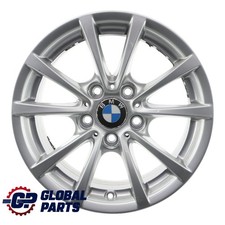BMW F30 F31 F36 Silver Alloy Wheel Rim 16" 7J ET:31 V-spoke 390 6796236