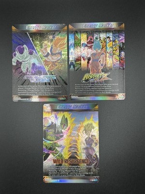 3x Silver Energy Marker M-45 M-51 M-52 Dragonball NM Card Bundle