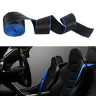 3.6M Blue Strengthen Seat Belt Webbing Fabric Racing Car Modified Safety Straps