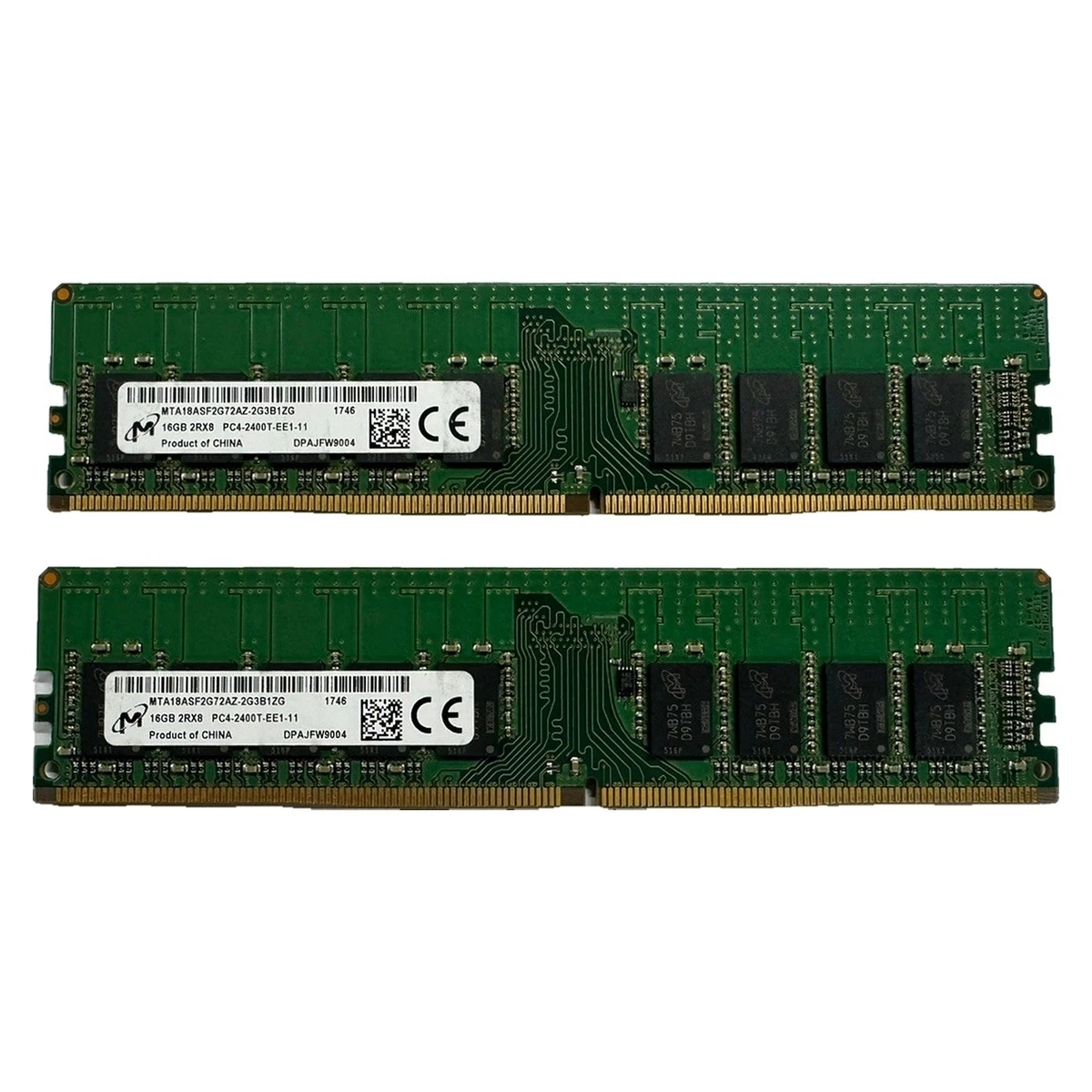 25+ PC4-19200 (DDR4-2400) Bus Speed Server RAM 32 GB Capacity per