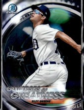2020 Bowman Chrome Glimpse Of Greatness #GOG-RG Riley Greene (A)  Detroit Tigers