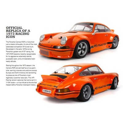 HPI 161210 1/10 Sport 3 Flux Brushless 1973 Porsche 911 Carrera