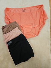 Hanes 4 Pack Briefs Underwear Women's 9 Microfiber Cool Comfort Panties Tag Free