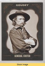 2022 Goudey Wild West Weekly Green /249 George Custer General #6 READ 12g7